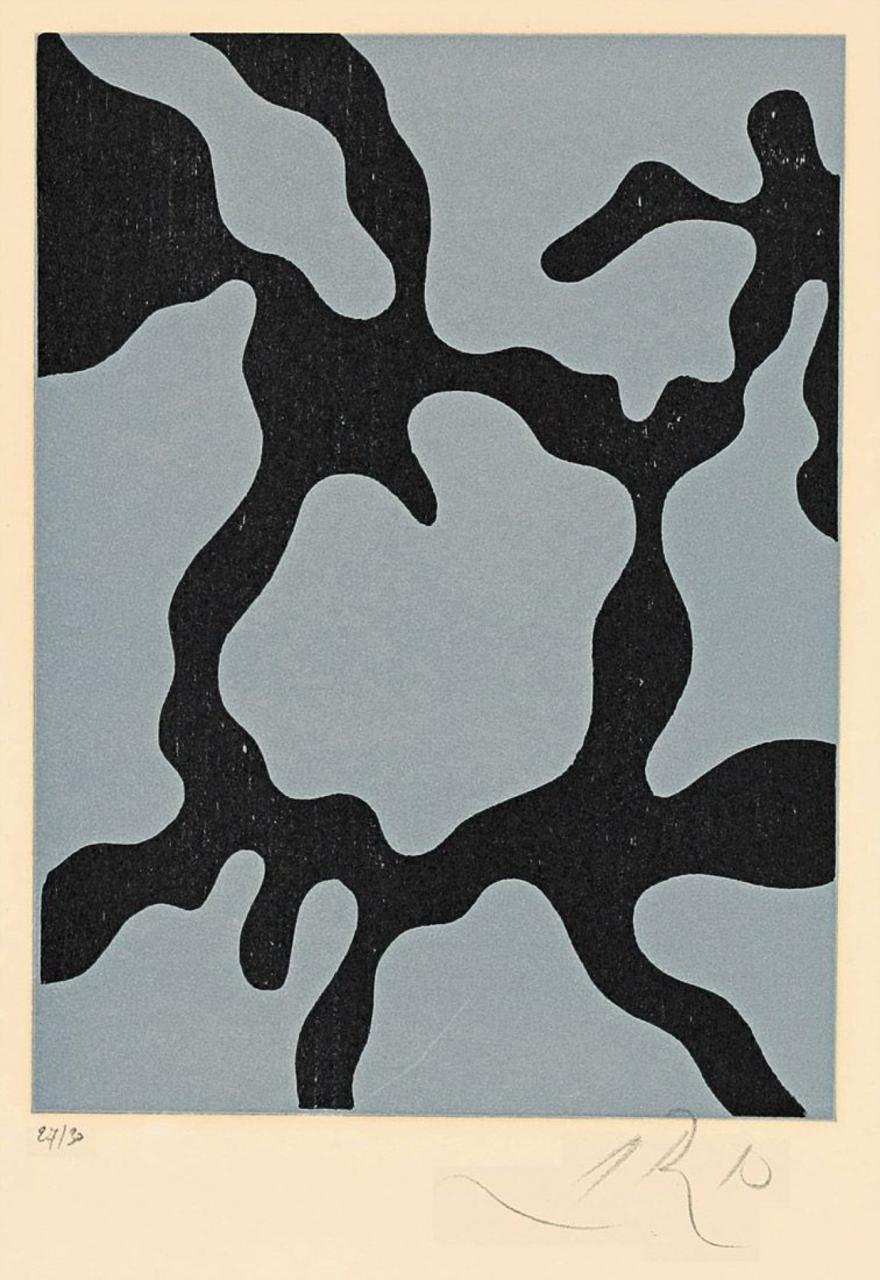 This picture shows the following artwork: Hans (Jean) Arp. „Relief II“. 1953.