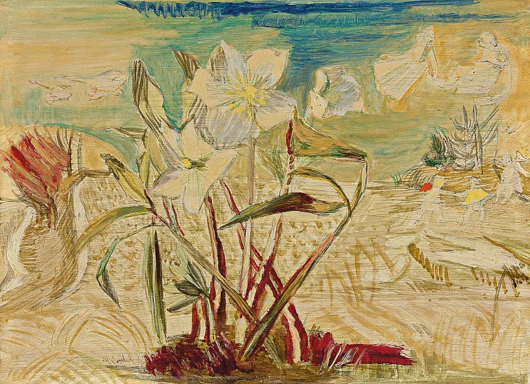 Auf diesem Bild ist das folgende Kunstwerk zu sehen: Charles Crodel. Blüten.