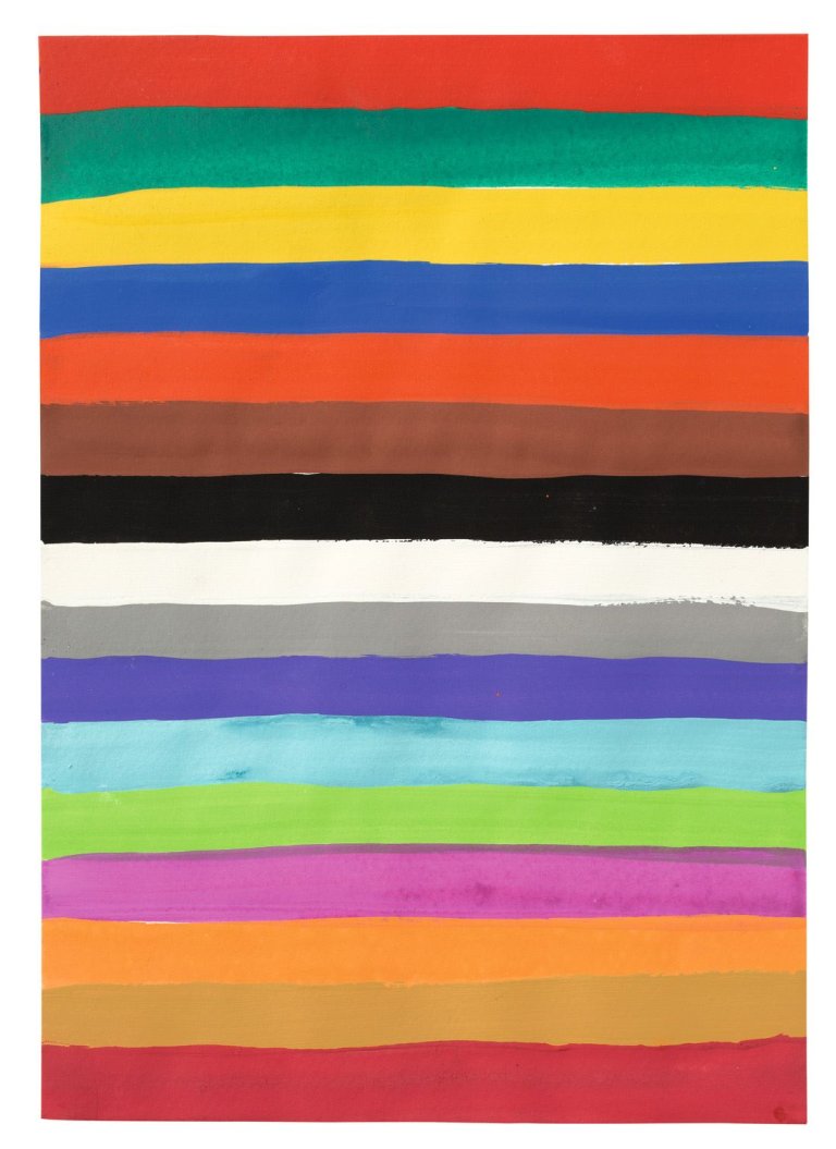 Auf diesem Bild ist das folgende Kunstwerk zu sehen: Heimo Zobernig. Ohne Titel. 1988.