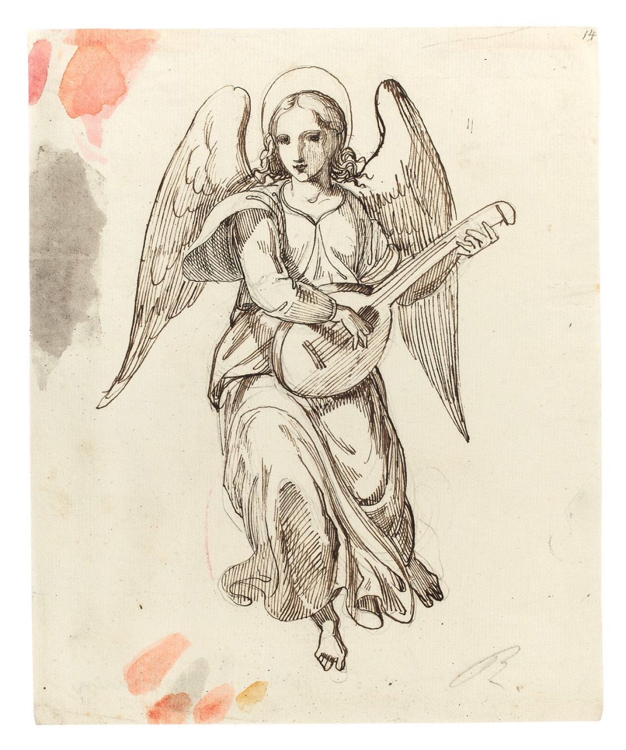 Catalog image of Laute spielender Engel.