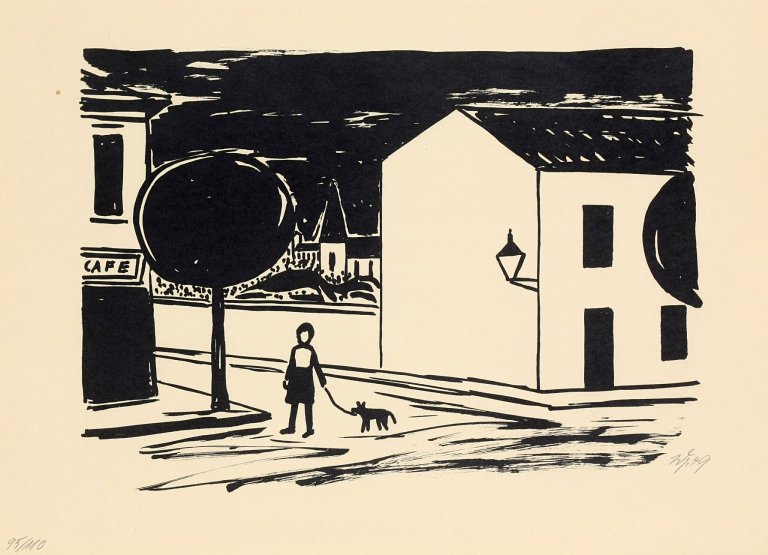 Auf diesem Bild ist das folgende Kunstwerk zu sehen: Werner Heldt. „Berlin“. 1949.