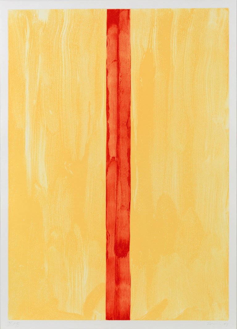 Auf diesem Bild ist das folgende Kunstwerk zu sehen: Günther Förg. „Architektur I“. 1993.
