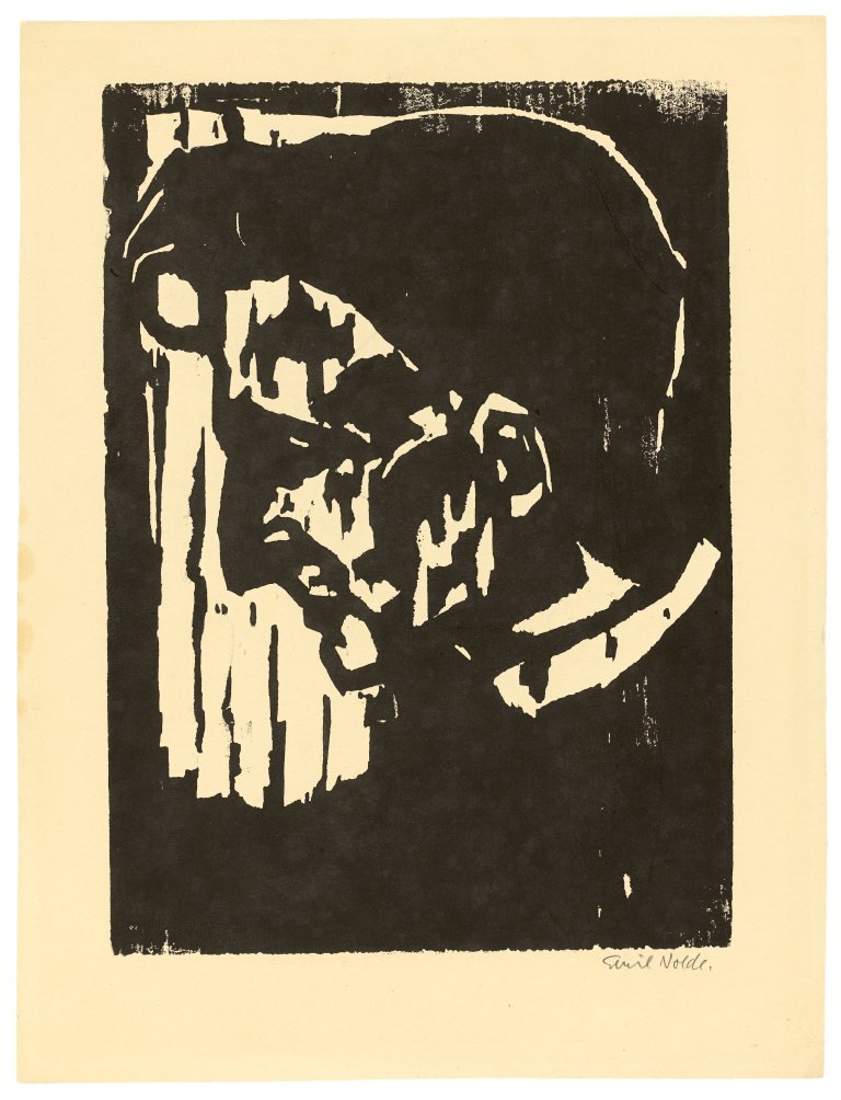 This picture shows the following artwork: Emil Nolde. "Dr. S. (Sauerlandt)". 1913.