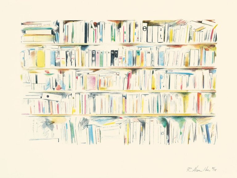 Auf diesem Bild ist das folgende Kunstwerk zu sehen: Richard Hamilton. „Collected works“. 1977.