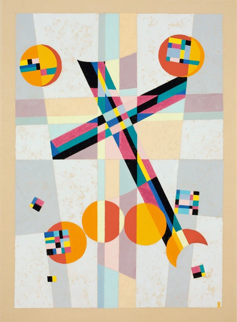 Auf diesem Bild ist das folgende Kunstwerk zu sehen: Lothar Schreyer. Ohne Titel.
