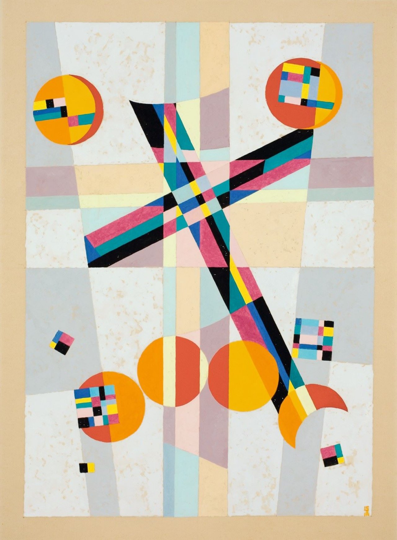 Auf diesem Bild ist das folgende Kunstwerk zu sehen: Lothar Schreyer. Ohne Titel.