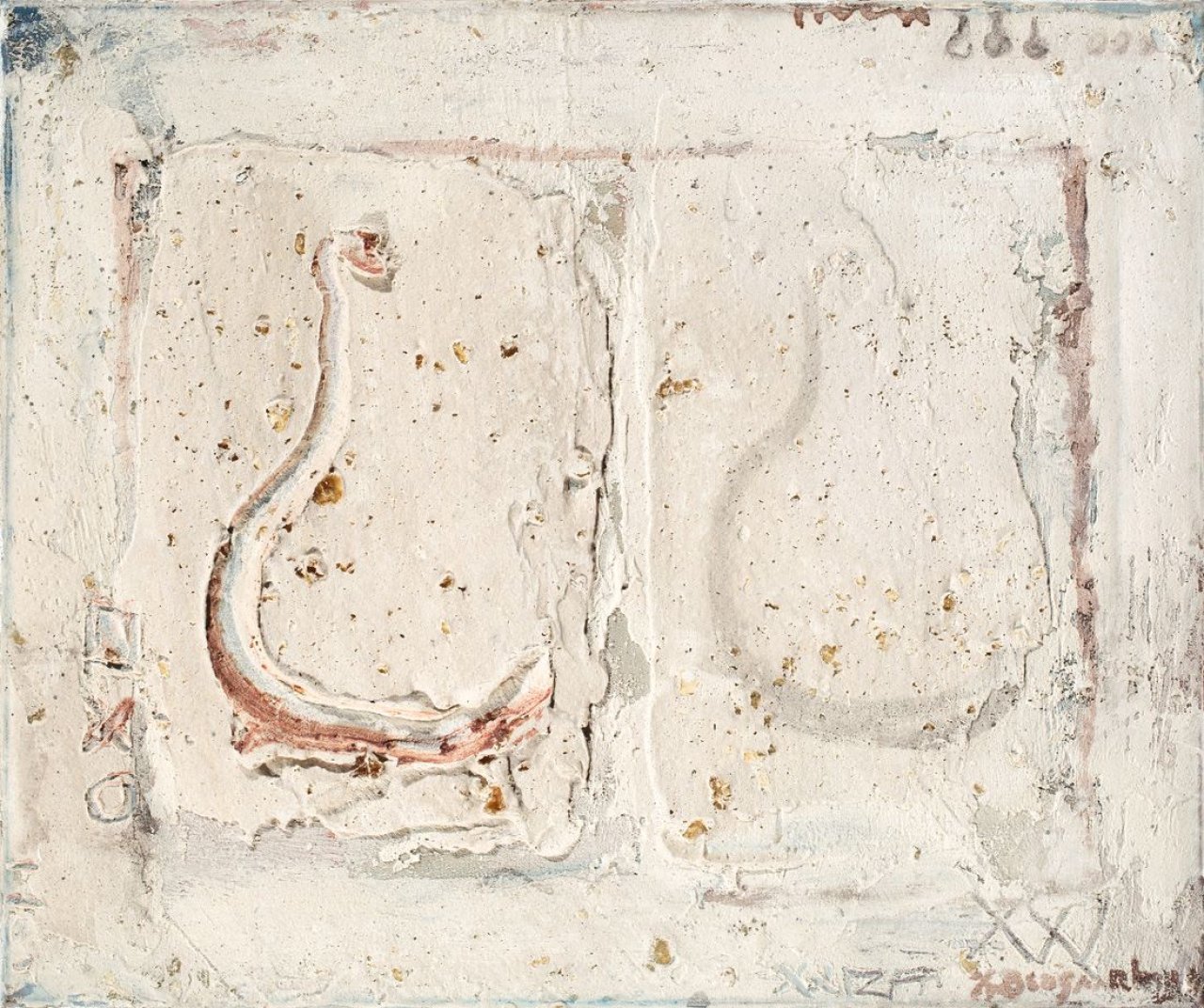 Auf diesem Bild ist das folgende Kunstwerk zu sehen: Bram Bogart. „Twee Vazen“ (Zwei Vasen). 1952.
