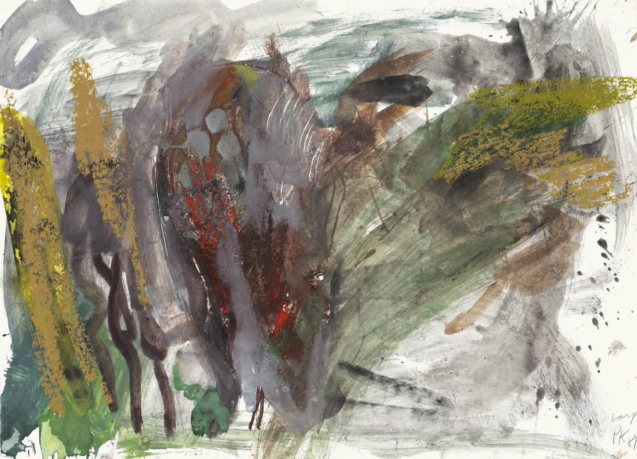 Auf diesem Bild ist das folgende Kunstwerk zu sehen: Per Kirkeby. „Læsø“. 1981.