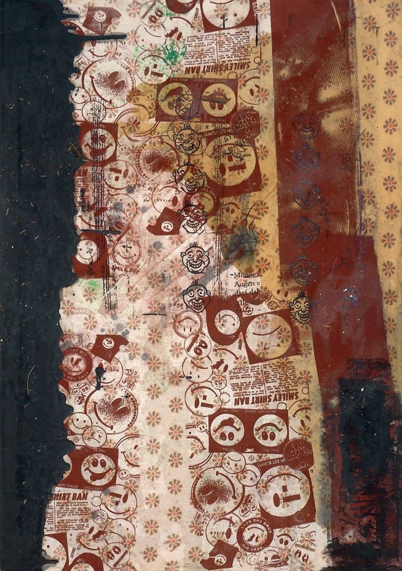 This picture shows the following artwork: Walter Dahn. Rain or Shine. 1988.