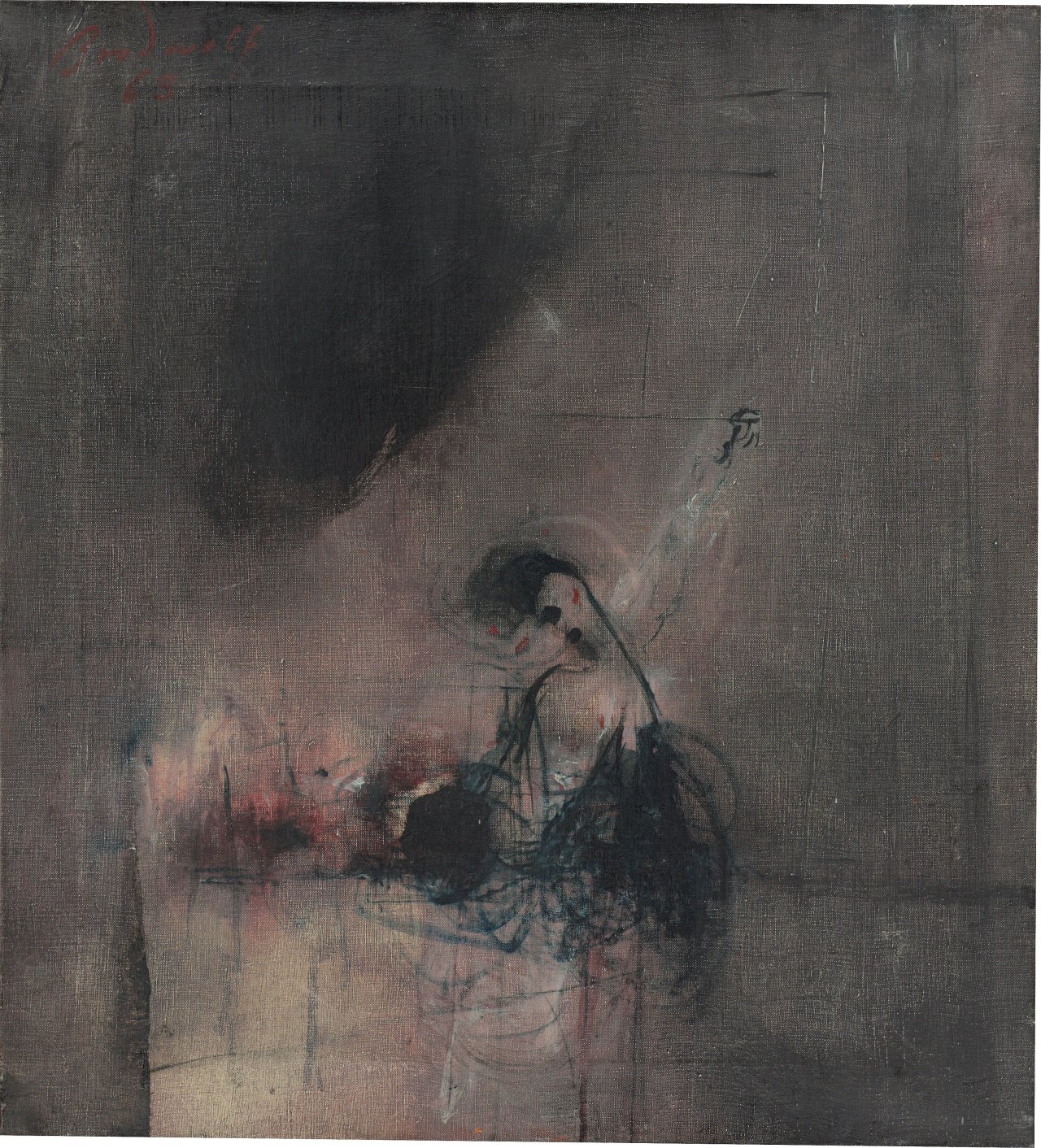 Auf diesem Bild ist das folgende Kunstwerk zu sehen: Jürgen Brodwolf. Ohne Titel. 1963.