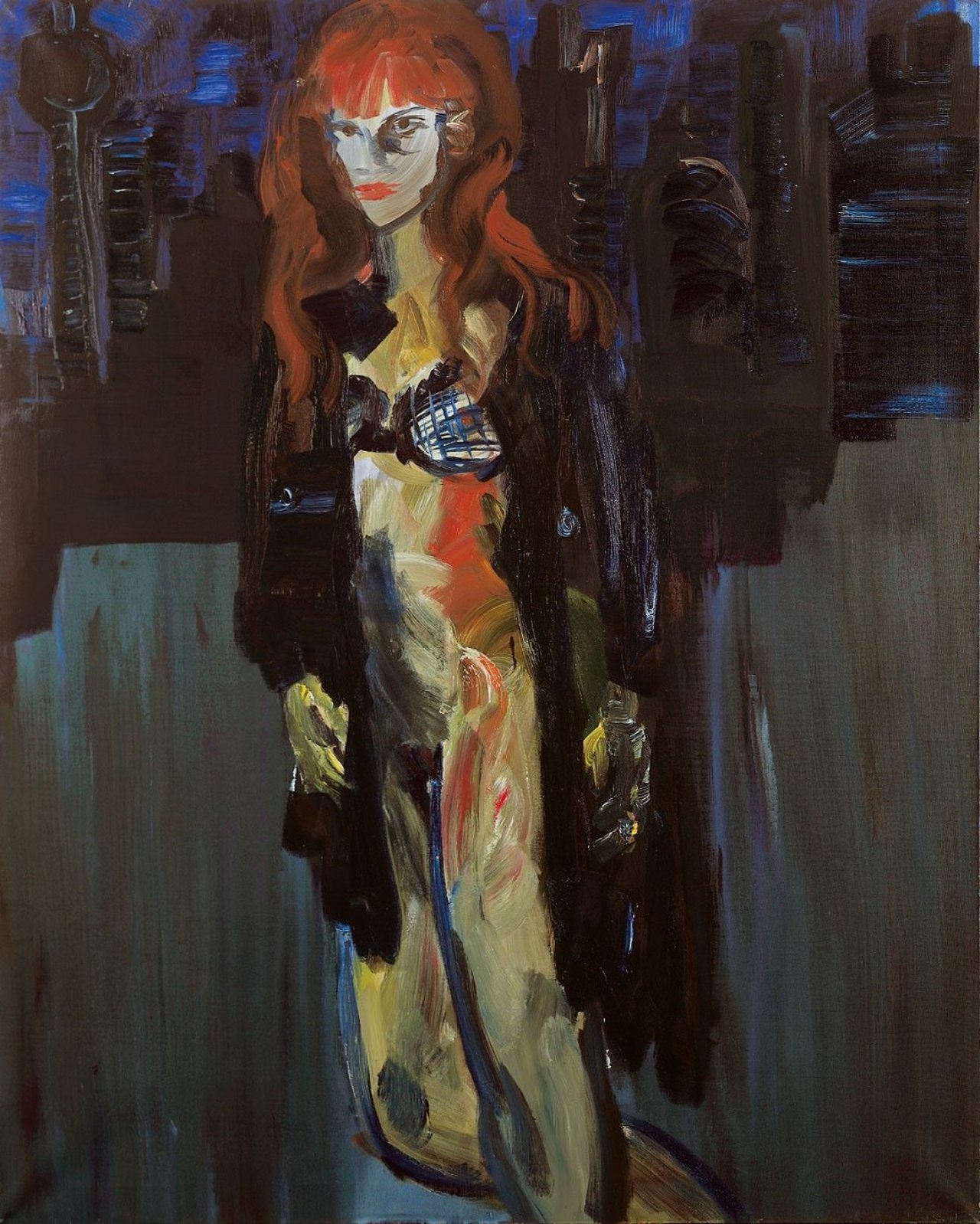 This picture shows the following artwork: Rainer Fetting. „Die Nacht“. 1990.