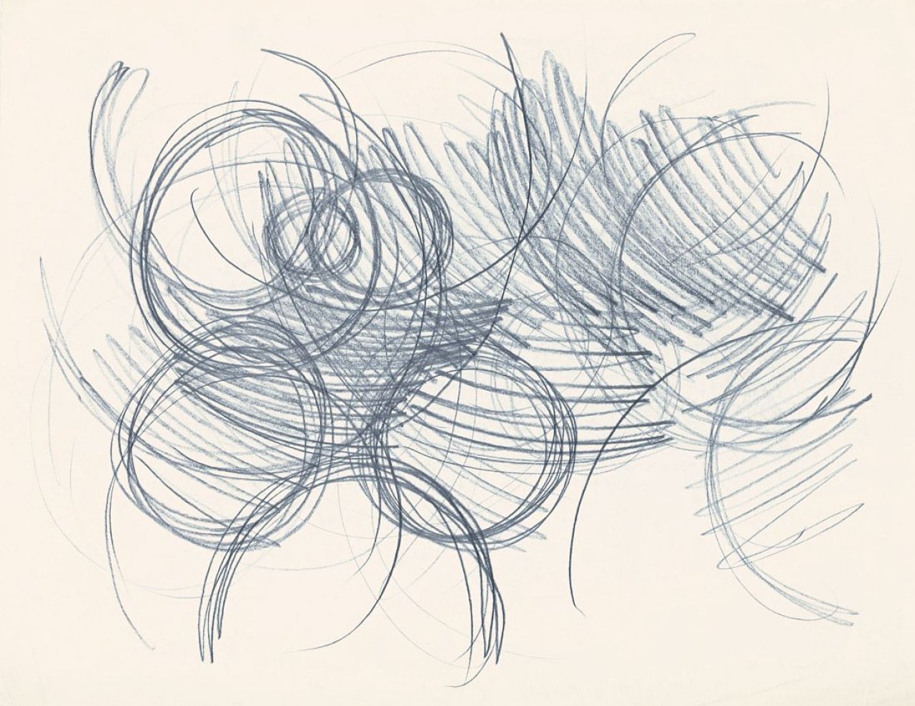 Auf diesem Bild ist das folgende Kunstwerk zu sehen: Ernst Wilhelm Nay. Kompositionsstudie. 1959-61.