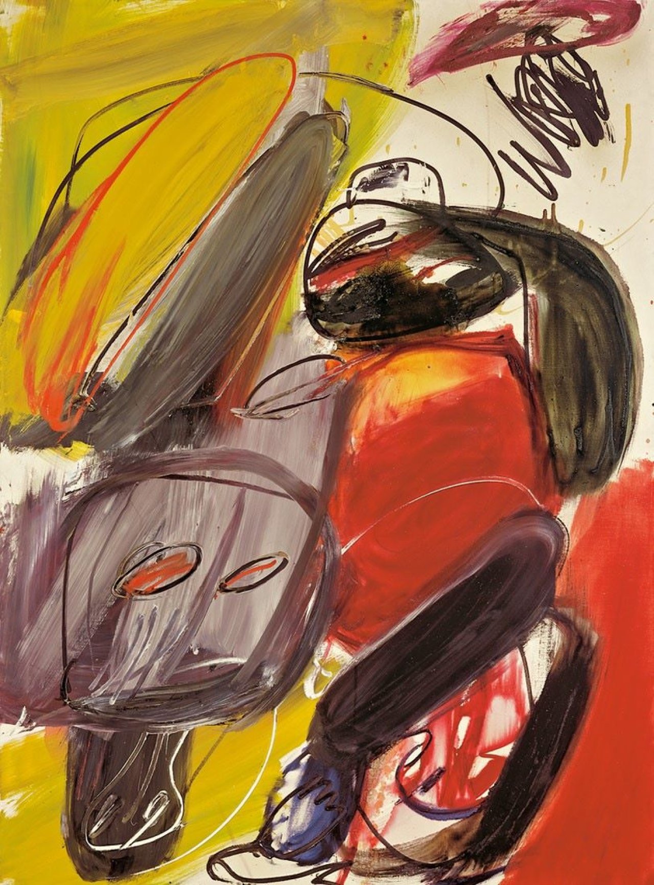 This picture shows the following artwork: Walter Stöhrer. „Schwarze Puppe“. 1969.