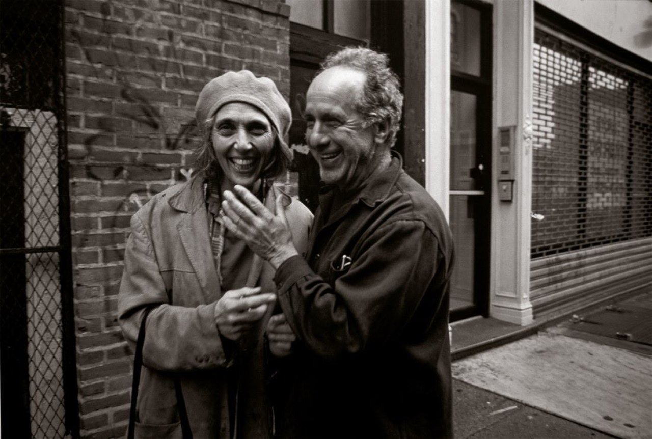 Catalog image of „June Leaf und Robert Frank, New York“. 1991