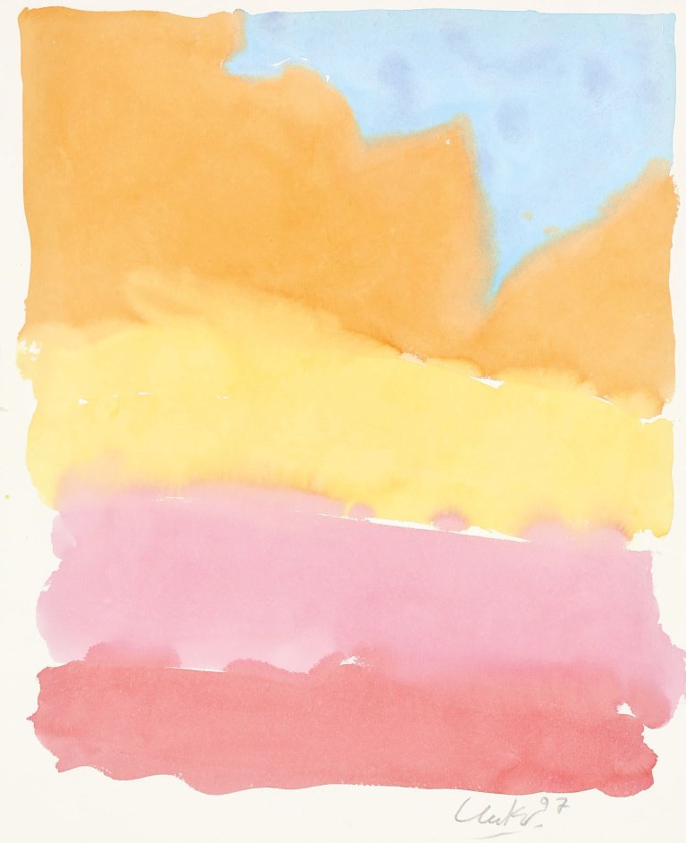 Auf diesem Bild ist das folgende Kunstwerk zu sehen: Günther Uecker. Ohne Titel. 1997.