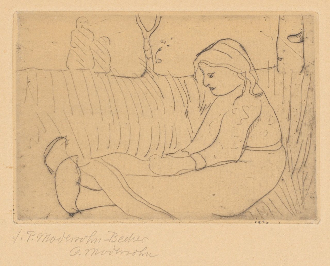 This picture shows the following artwork: Paula Modersohn-Becker. 
