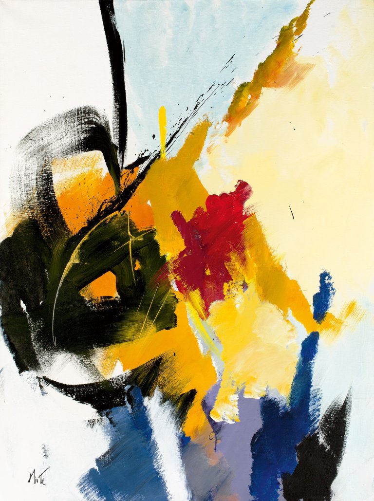 Auf diesem Bild ist das folgende Kunstwerk zu sehen: Jean Miotte. Ohne Titel. Um 1990/95.
