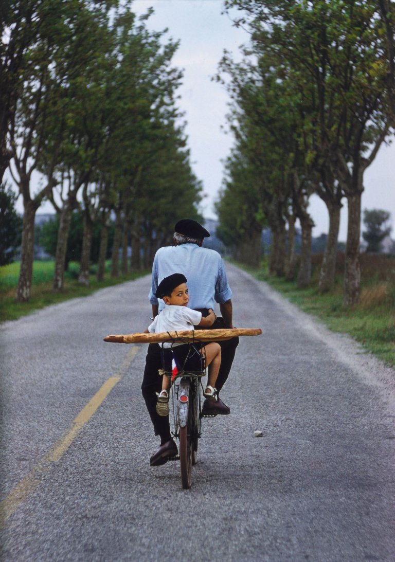 Auf diesem Bild ist das folgende Kunstwerk zu sehen: Elliott Erwitt. „Provence, France“. 1955.