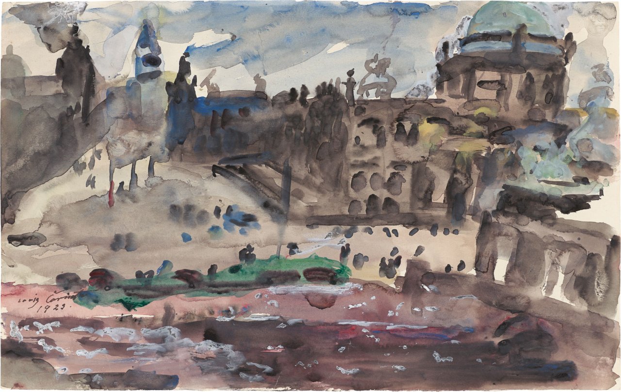 This picture shows the following artwork: Lovis Corinth. Schlossfreiheit (Berlin). 1923.