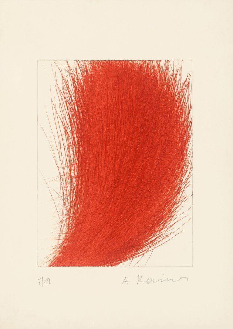 Auf diesem Bild ist das folgende Kunstwerk zu sehen: Arnulf Rainer. Ohne Titel. 1976.