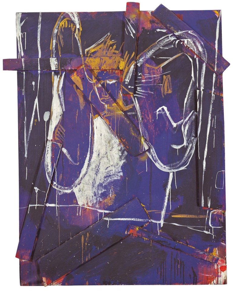 Auf diesem Bild ist das folgende Kunstwerk zu sehen: Walter Dahn. Ohne Titel. 1982.