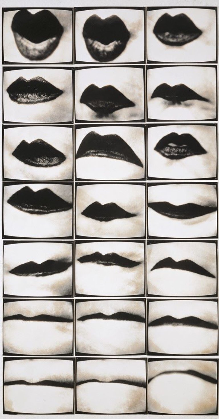 Auf diesem Bild ist das folgende Kunstwerk zu sehen: Friederike Pezold. Mundwerk. 1974–1975.