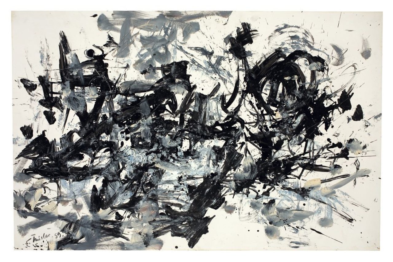 This picture shows the following artwork: Fred Thieler. „Gr. 59 / L“. 1959.