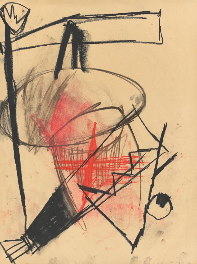 Auf diesem Bild ist das folgende Kunstwerk zu sehen: Leiko Ikemura. Ohne Titel. 1986.