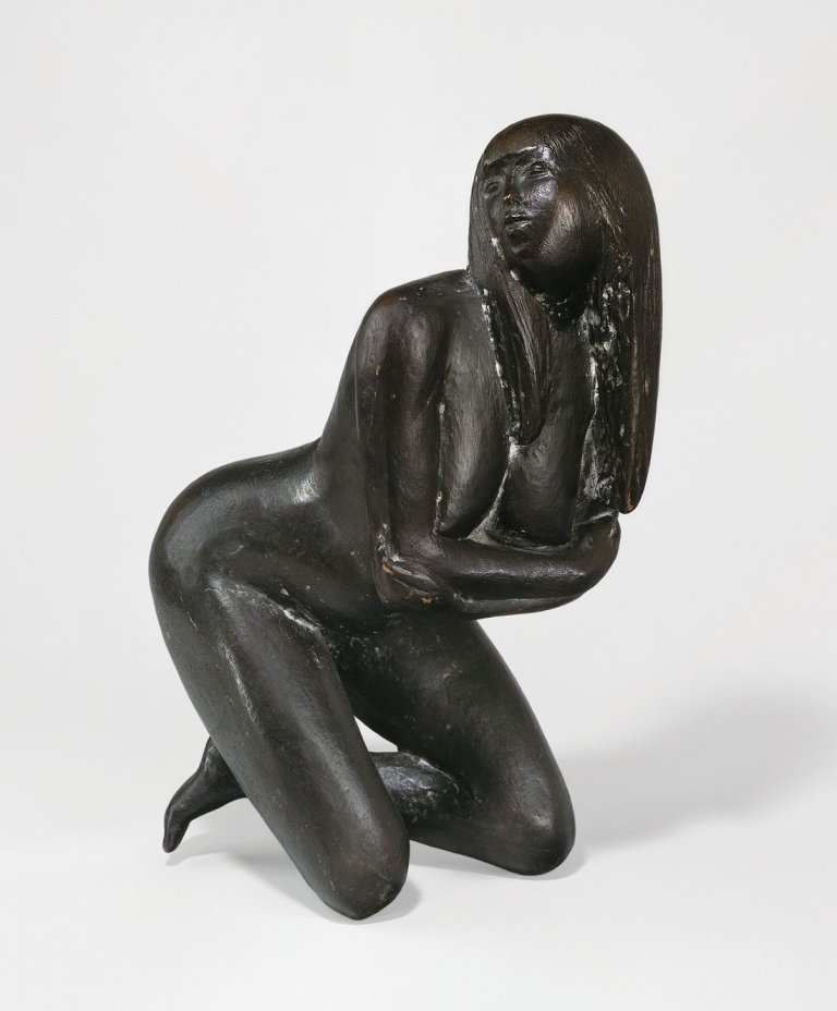 Auf diesem Bild ist das folgende Kunstwerk zu sehen: Waldemar Grzimek. „Kauernde“. 1958.