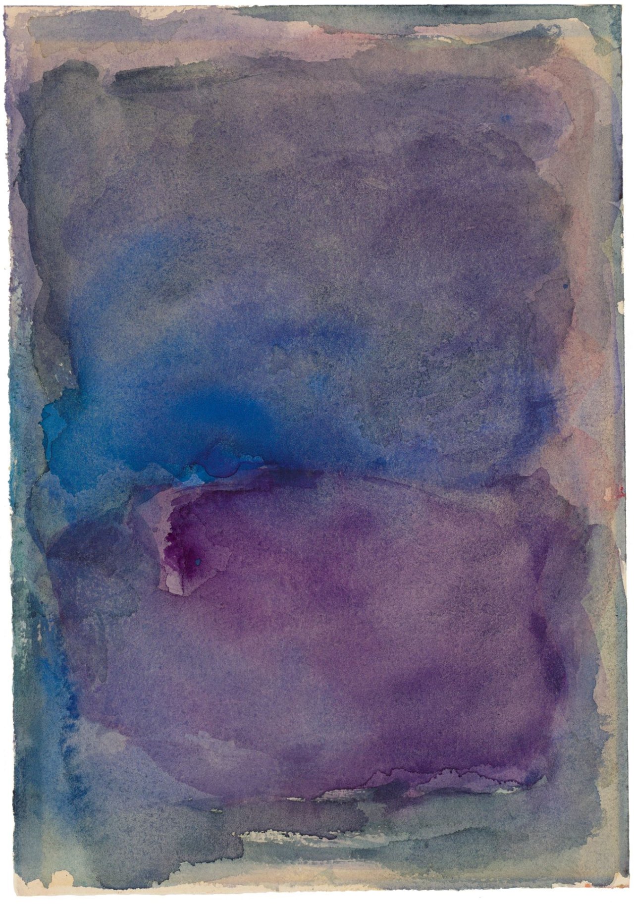 Auf diesem Bild ist das folgende Kunstwerk zu sehen: Gotthard Graubner. Ohne Titel. 1959.