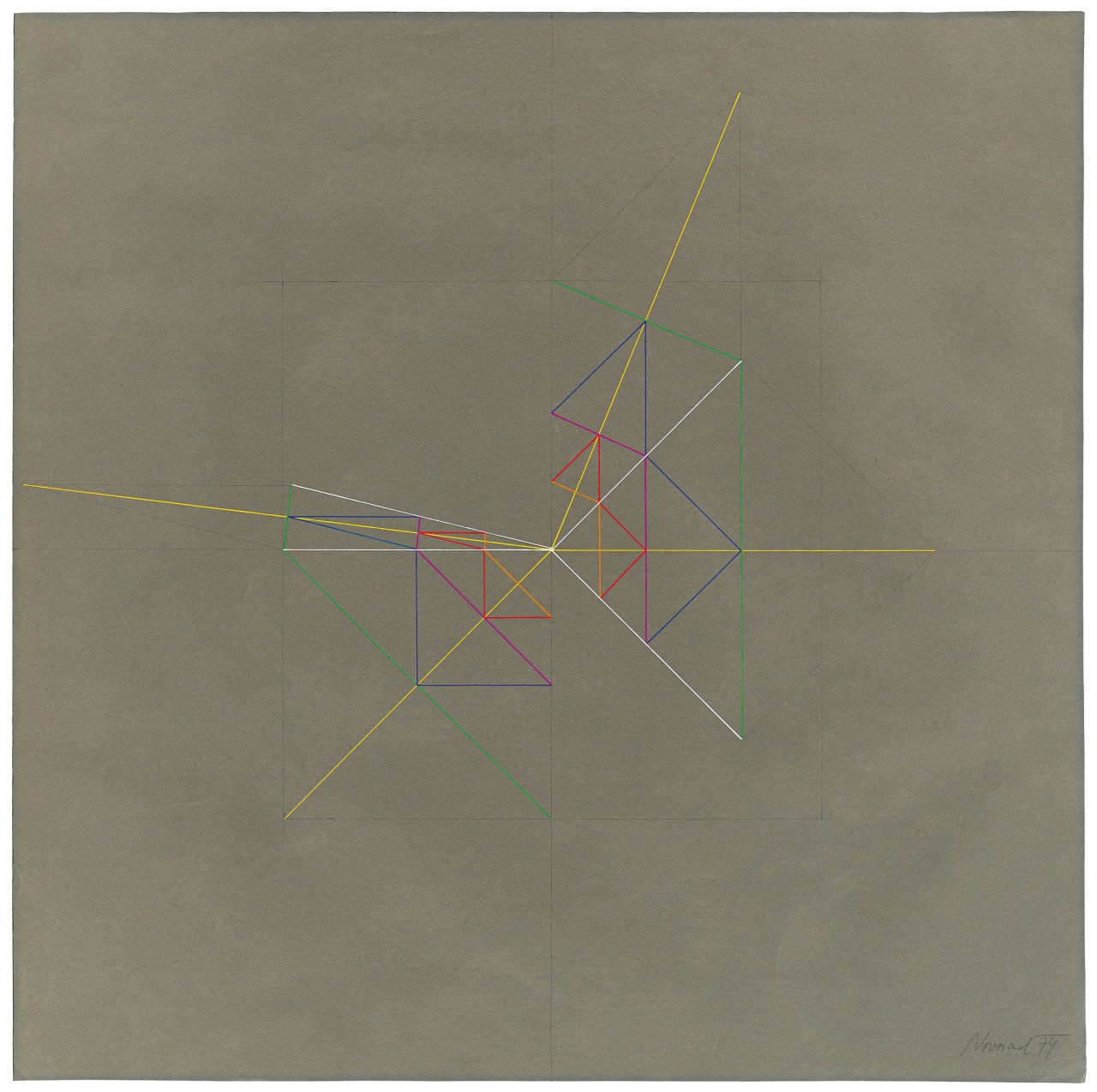 Auf diesem Bild ist das folgende Kunstwerk zu sehen: Karel Novosad. Ohne Titel. 1974.
