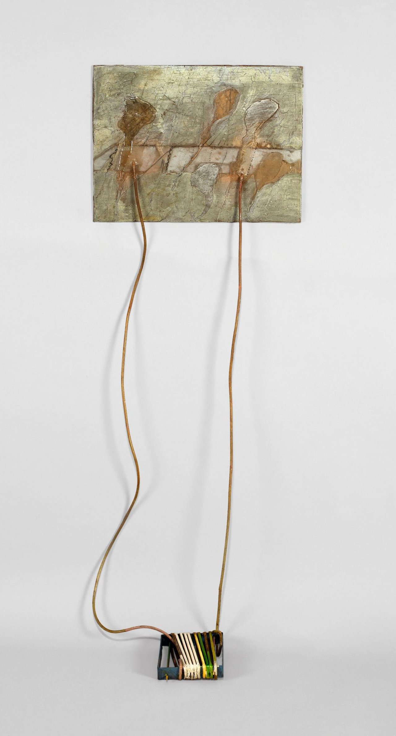 Auf diesem Bild ist das folgende Kunstwerk zu sehen: Gerhard Hoehme. „Landschaftsmessung“. 1967.