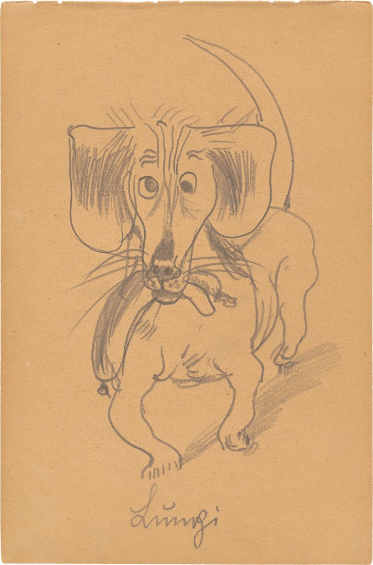 Auf diesem Bild ist das folgende Kunstwerk zu sehen: Otto Dix. „Lumpi“. Um 1923.