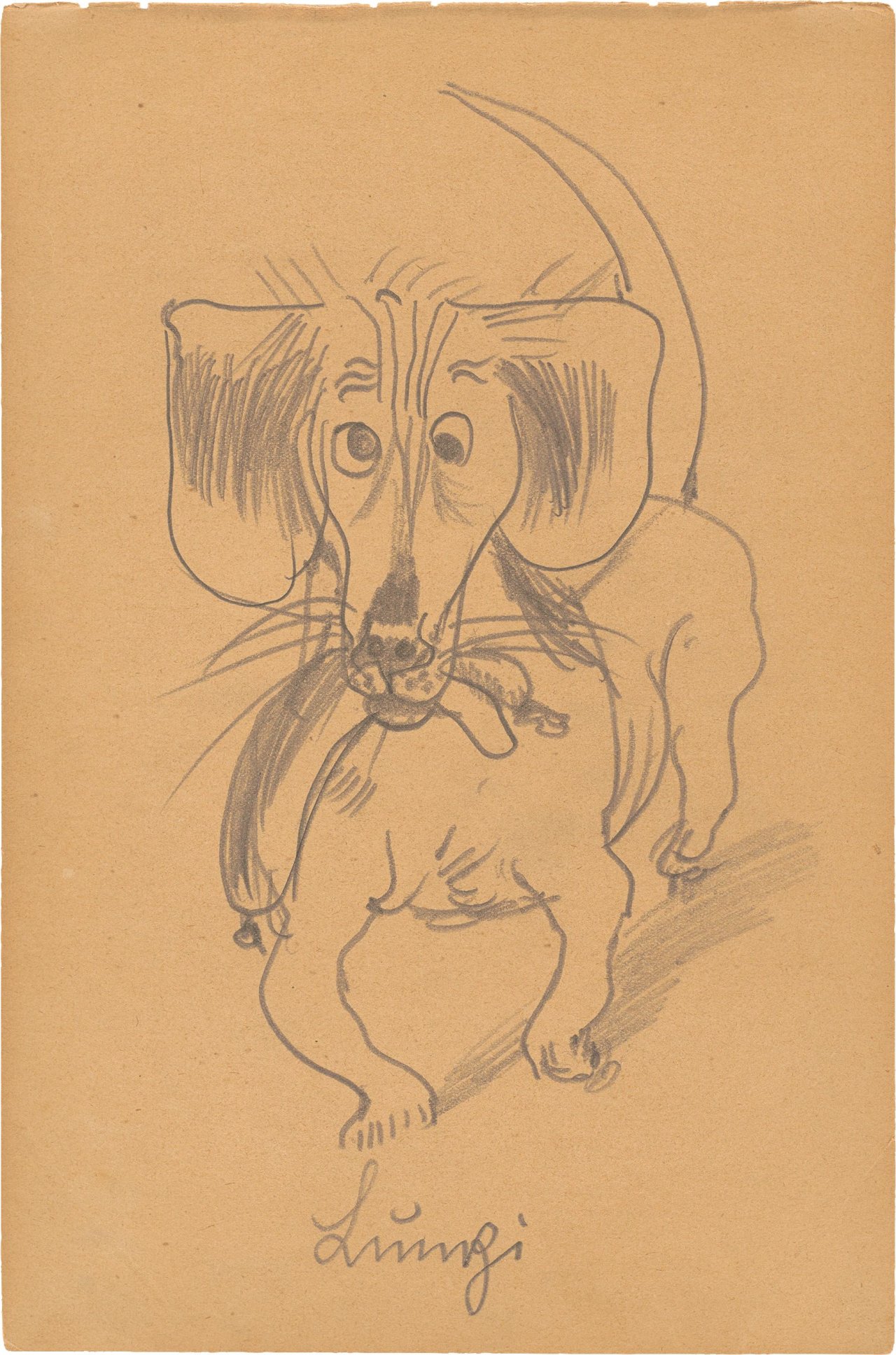 Auf diesem Bild ist das folgende Kunstwerk zu sehen: Otto Dix. „Lumpi“. Um 1923.