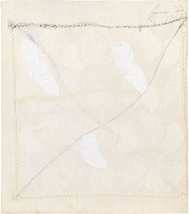 Auf diesem Bild ist das folgende Kunstwerk zu sehen: Gerhard Hoehme. „poemé visuellé“. 1977.