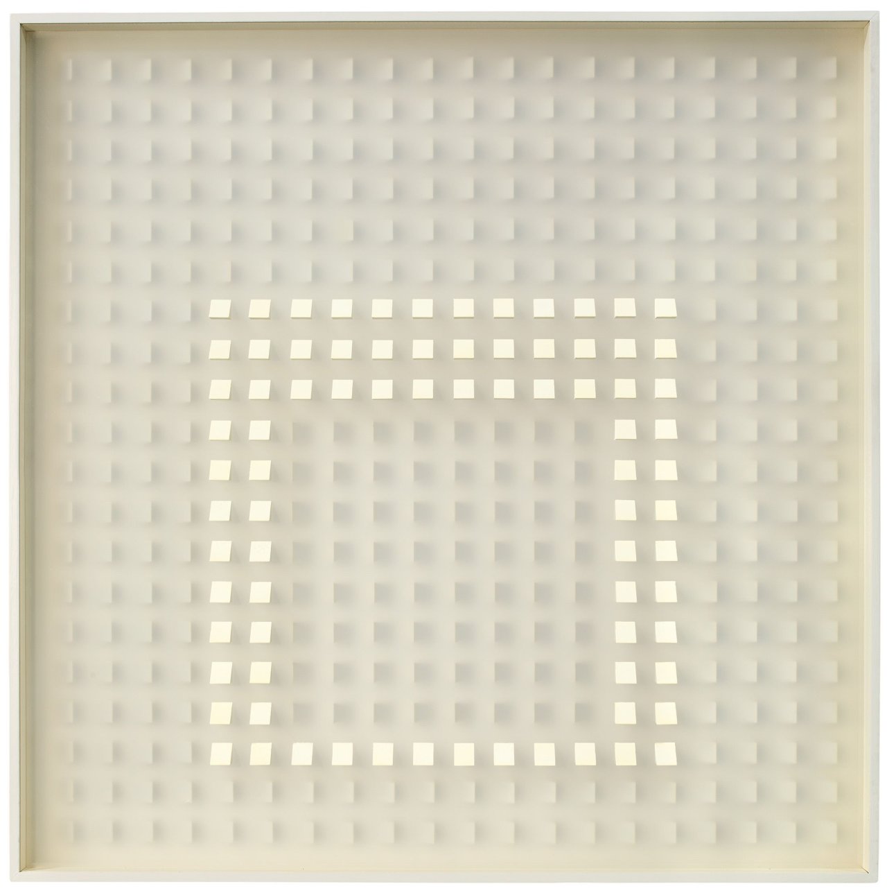 This picture shows the following artwork: Klaus Staudt. „Huldigung an Albers 4“. 1977.
