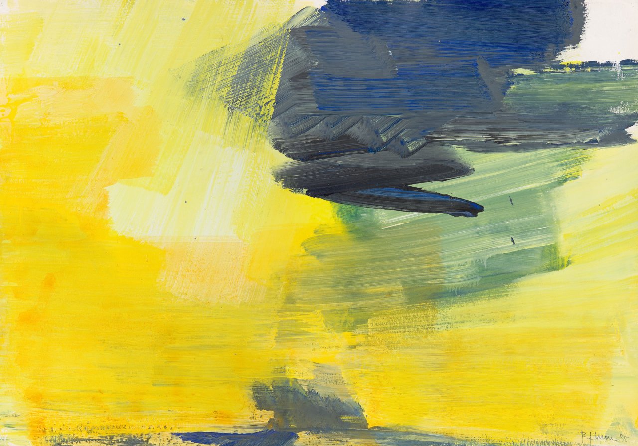 Auf diesem Bild ist das folgende Kunstwerk zu sehen: Bernd Zimmer. „Himmel“. 1995.