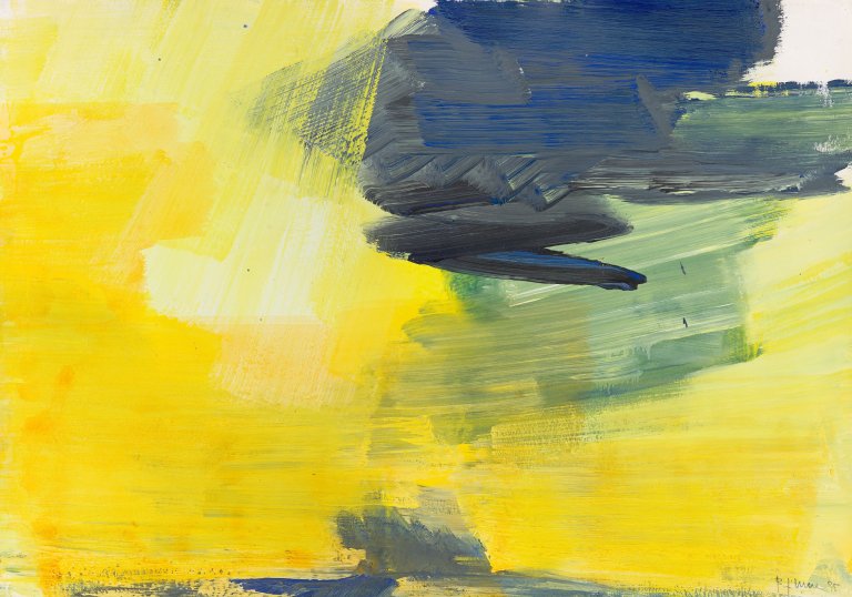 Auf diesem Bild ist das folgende Kunstwerk zu sehen: Bernd Zimmer. „Himmel“. 1995.