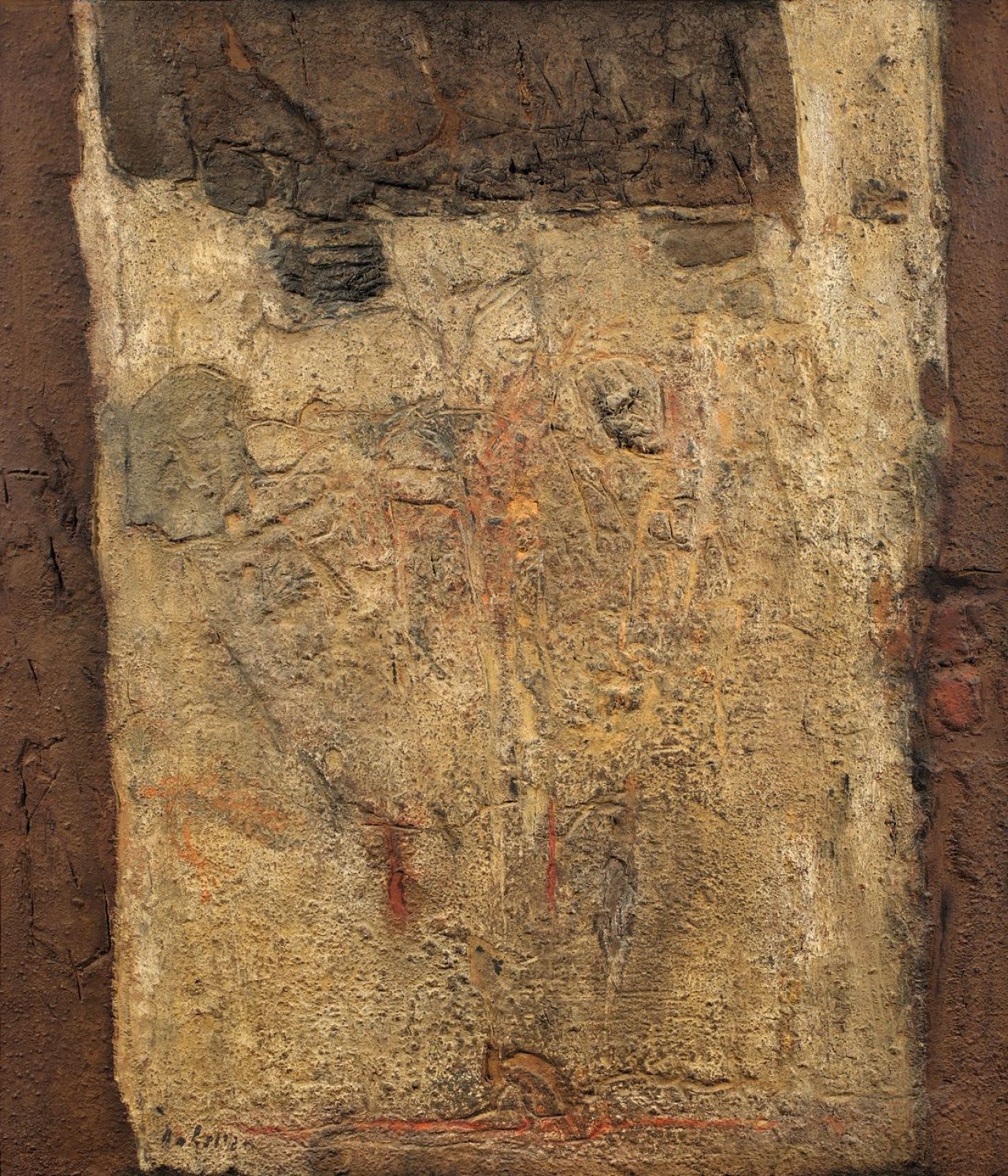 Auf diesem Bild ist das folgende Kunstwerk zu sehen: Karl Fred Dahmen. „Formentera“. 1962.