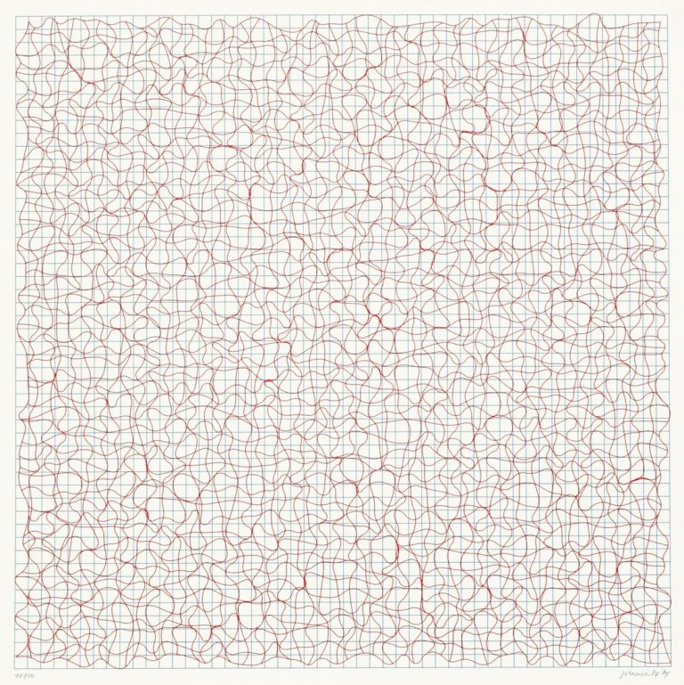 Auf diesem Bild ist das folgende Kunstwerk zu sehen: Gerhard von Graevenitz. Ohne Titel. 1974.
