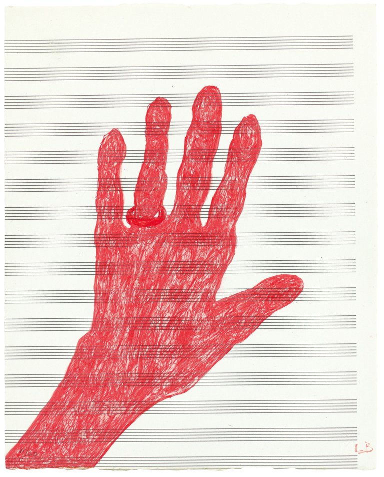 Auf diesem Bild ist das folgende Kunstwerk zu sehen: Louise Bourgeois. „My Hand“. 2002.