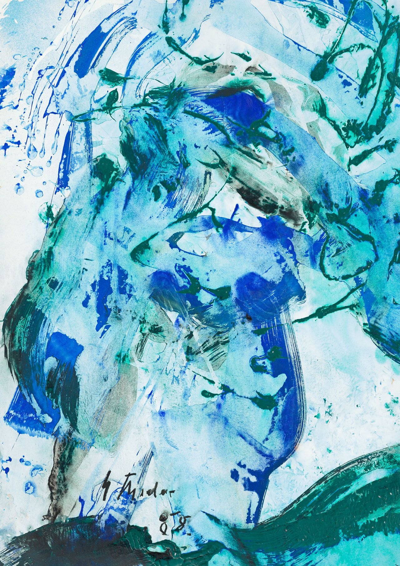 This picture shows the following artwork: Fred Thieler. Untitled. 1988.