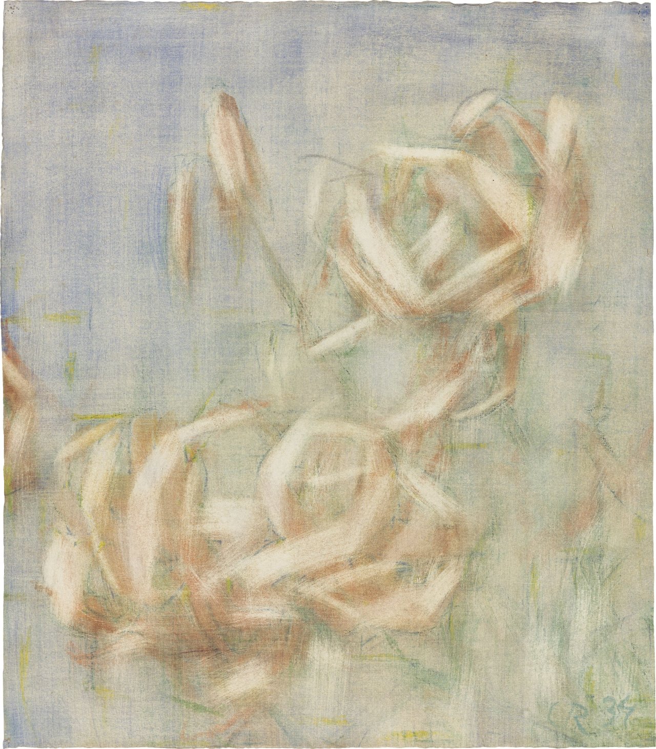 Auf diesem Bild ist das folgende Kunstwerk zu sehen: Christian Rohlfs. Weißer Türkenbund. 1934.