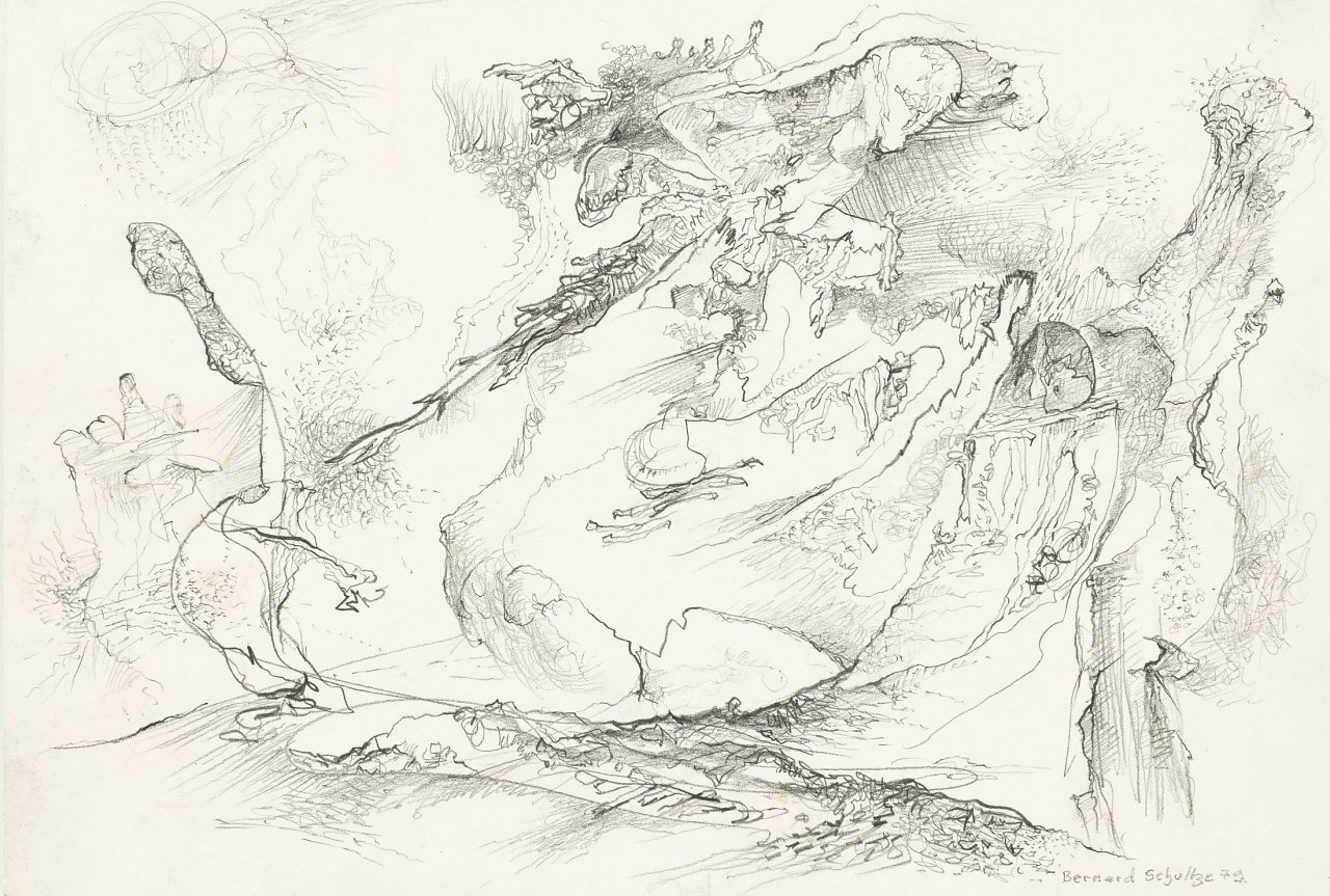 Auf diesem Bild ist das folgende Kunstwerk zu sehen: Bernard Schultze. Ohne Titel. 1979.