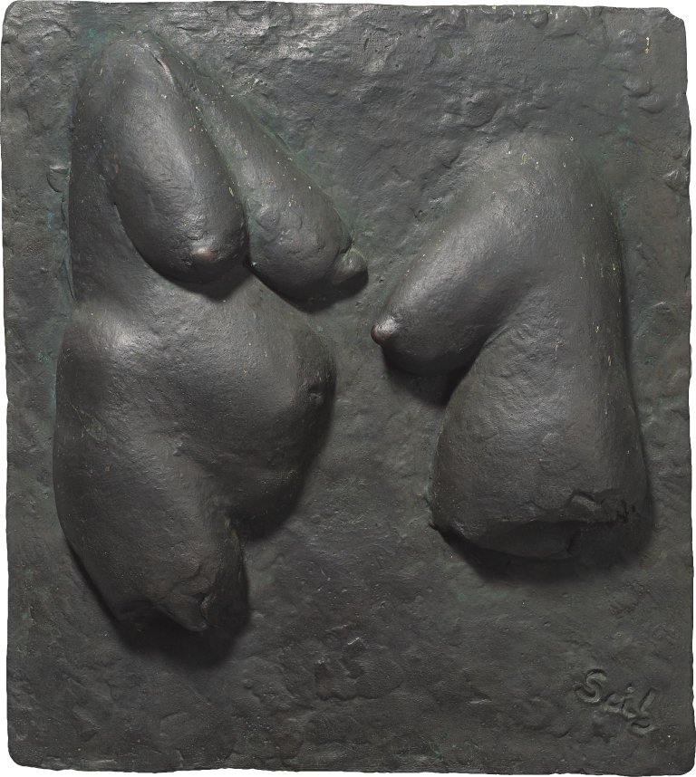 Auf diesem Bild ist das folgende Kunstwerk zu sehen: Gustav Seitz. „Zwei weibliche Torsi“.