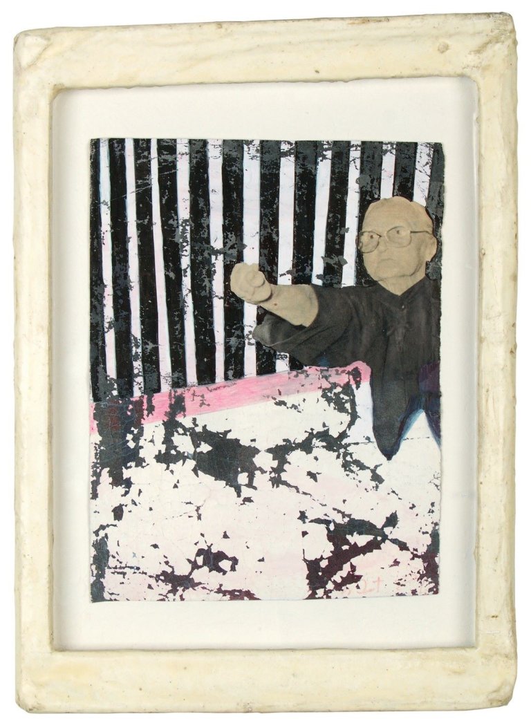 Auf diesem Bild ist das folgende Kunstwerk zu sehen: Franz West. Ohne Titel. 1981.