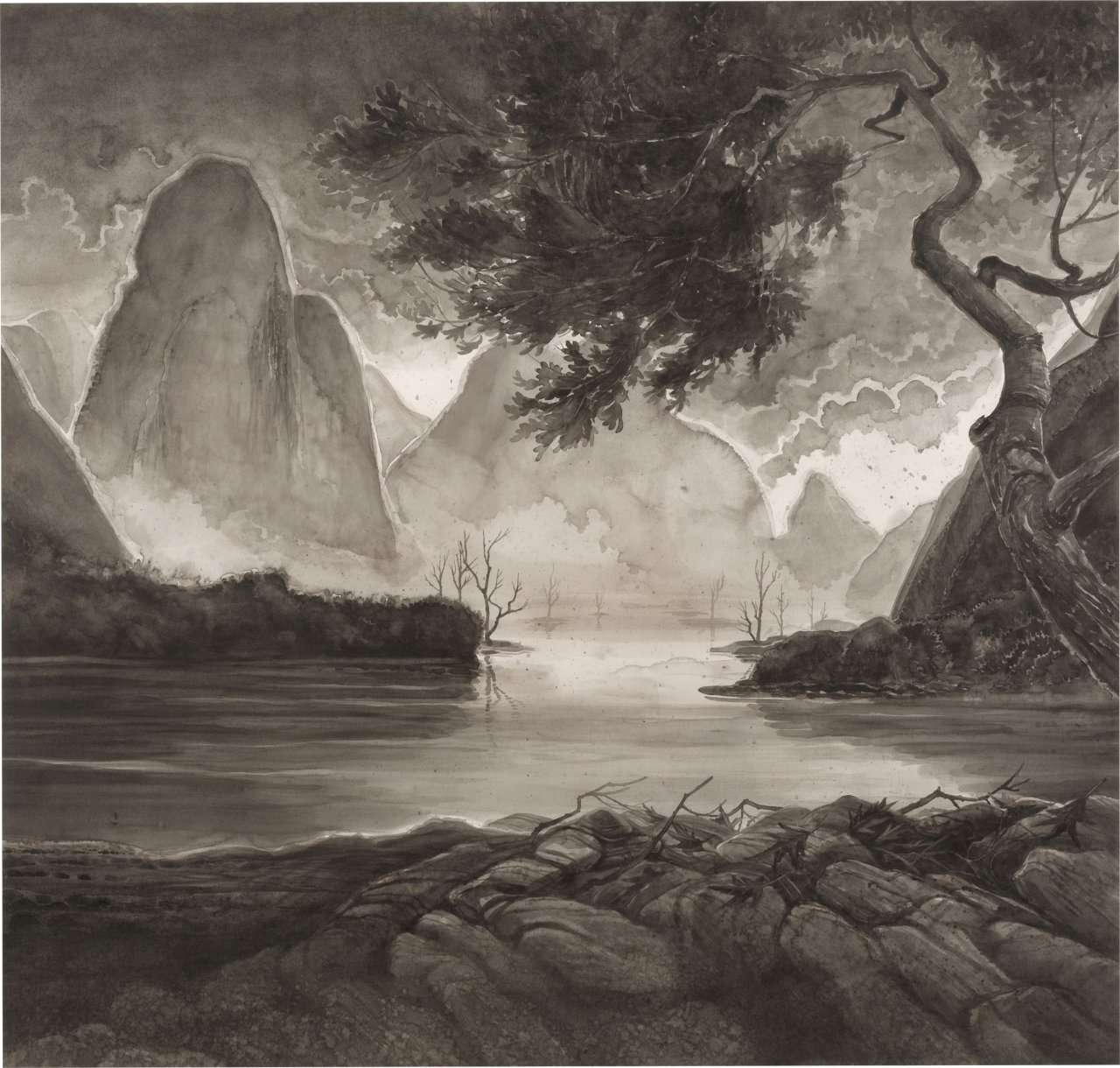 This picture shows the following artwork: Hans Op de Beeck. Idyll. 2008.