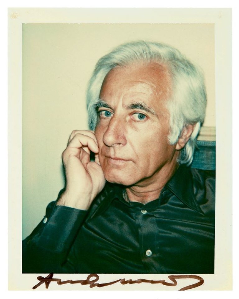 This picture shows the following artwork: Andy Warhol. Porträt Erich Marx. 1978.