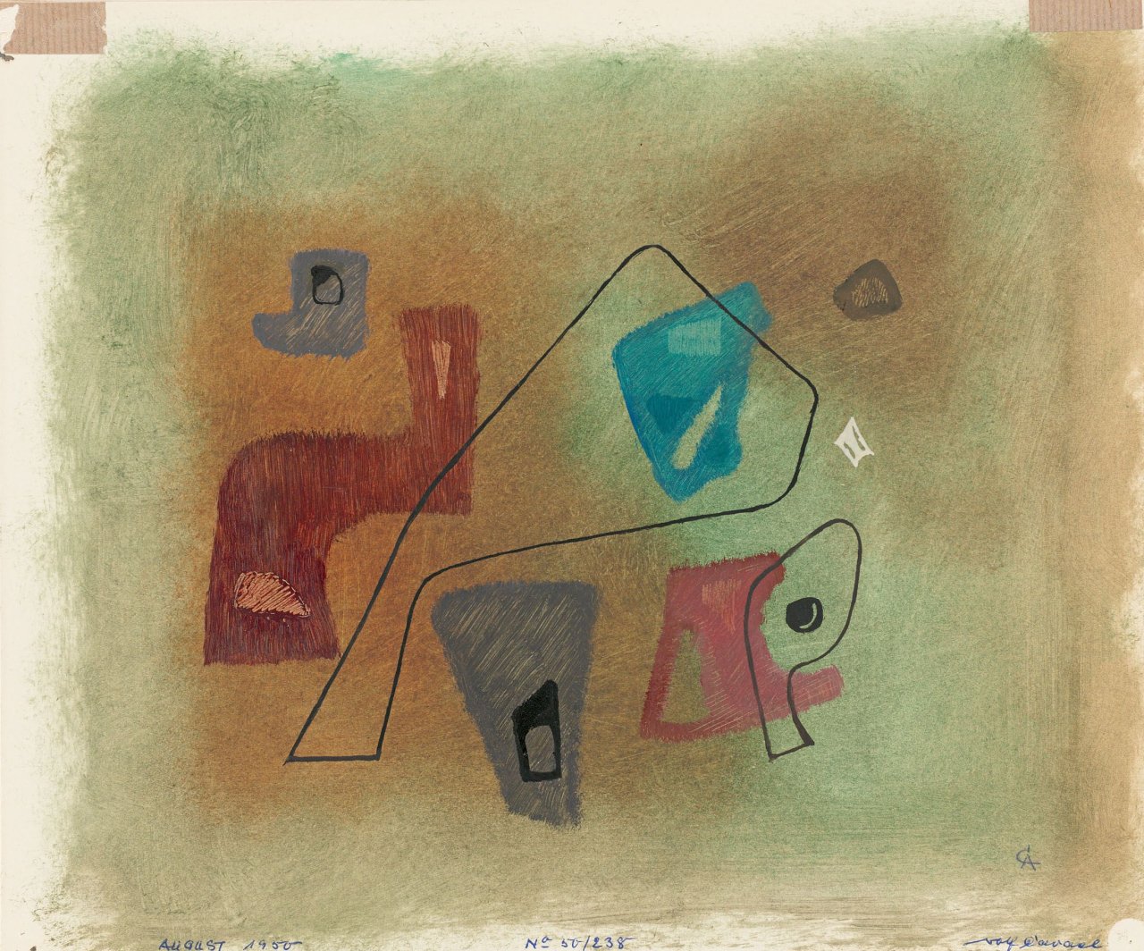 Auf diesem Bild ist das folgende Kunstwerk zu sehen: Rolf Cavael. „Kanon“. 1950.