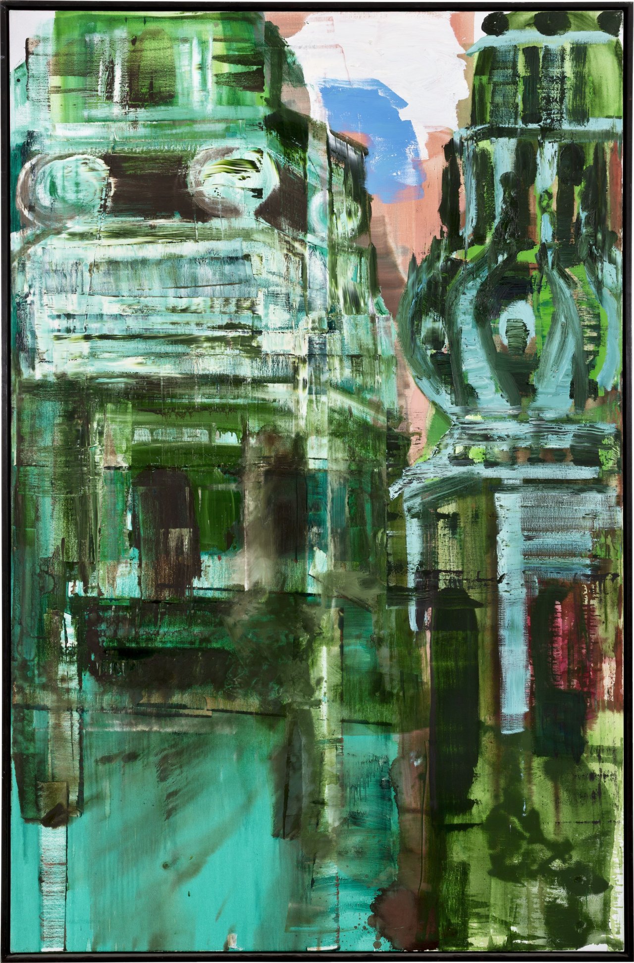 This picture shows the following artwork: Rainer Fetting. ”Turmfolge Copenhagen”. 1996.